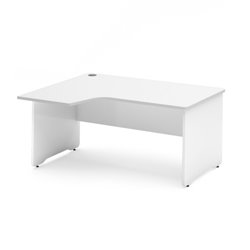 MESA DE OFICINA SERIE WORK CON FORMA DE L IZQUIERDA 180X120 BLANCO/BLANCO ROCADA 2054AW04