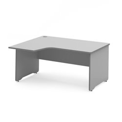 MESA DE OFICINA SERIE WORK CON FORMA DE L IZQUIERDA 180X120 GRIS / GRIS ROCADA 2054AB02