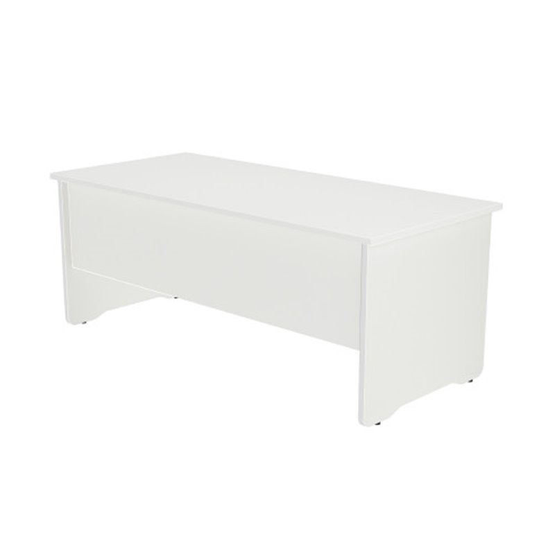 MESA DE OFICINA SERIE WORK 200X80 BLANCO / BLANCO ROCADA 2004AW04