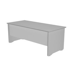 MESA DE OFICINA SERIE WORK 200X80 GRIS / GRIS ROCADA 2004AB02