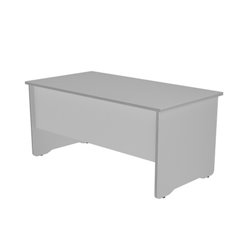 MESA DE OFICINA SERIE WORK 140X80 GRIS / GRIS ROCADA 2001AB02