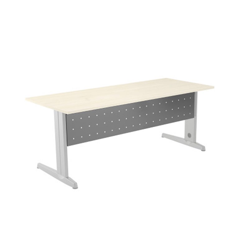 FALDÓN METÁLICO GRIS PARA MESA DE OFICINA SERIE METAL MEDIDA 160 CM. ROCADA 2936