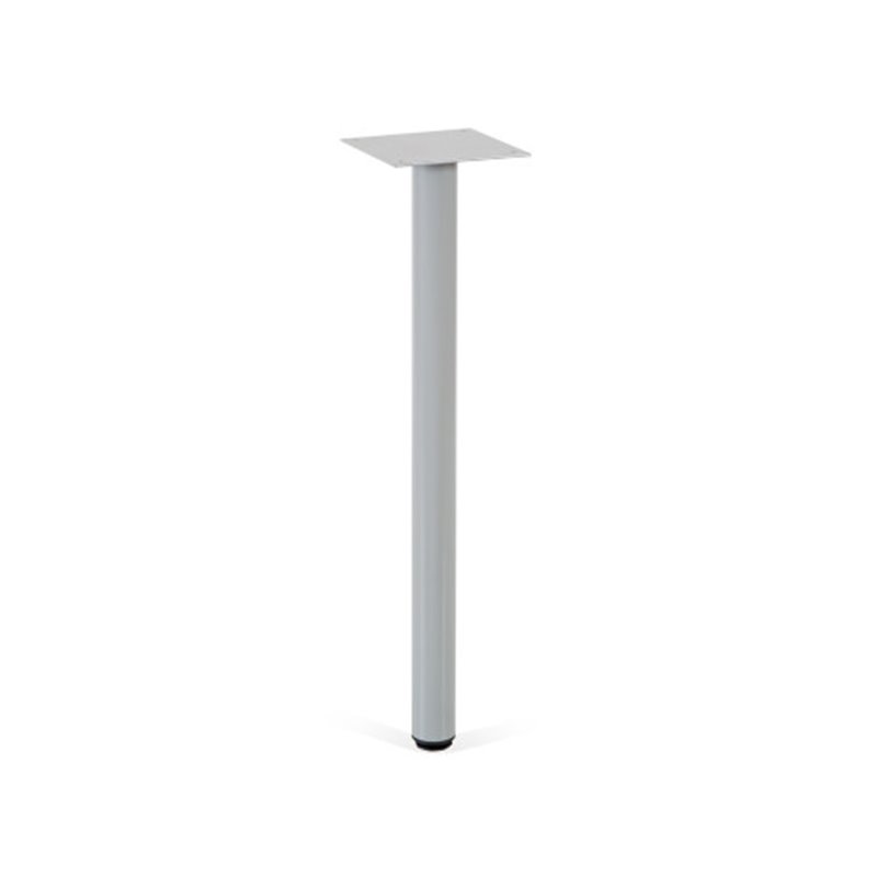 COLUMNA PARA MESA DE OFICINA CON FORMA DE L SERIE METAL COLOR GRIS ROCADA 2945