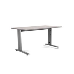 MESA DE OFICINA SERIE METAL 160X80 GRIS / GRIS ROCADA 2002AC02