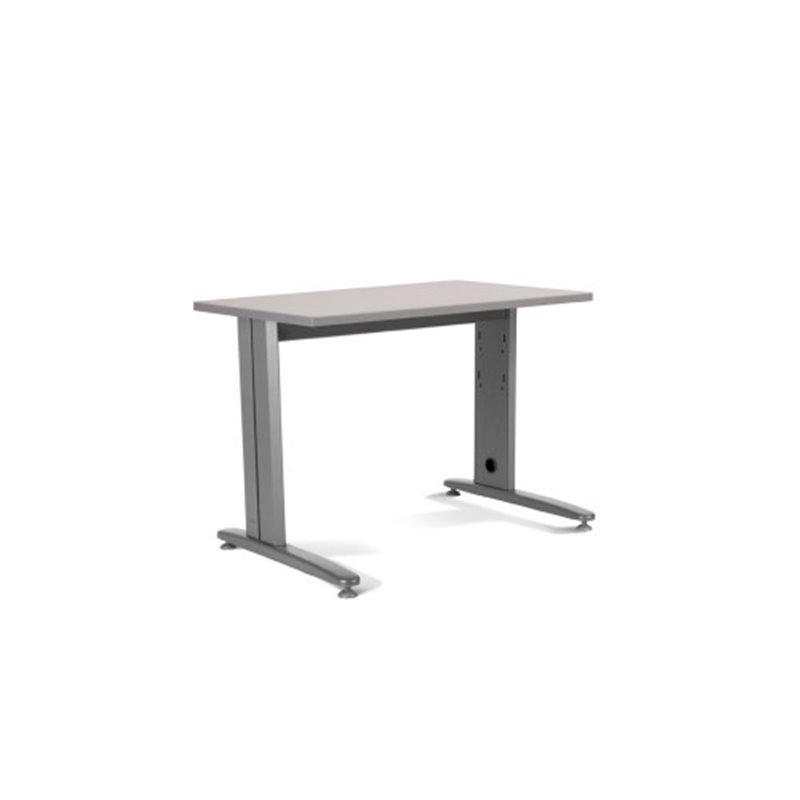 MESA DE OFICINA SERIE METAL 140X80 GRIS / GRIS ROCADA 2001AC02