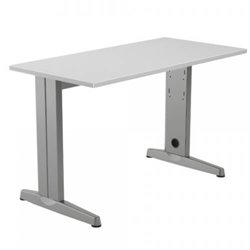 MESA DE OFICINA SERIE METAL 120X60 GRIS / GRIS ROCADA 2000AC02