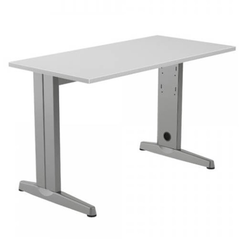 MESA DE OFICINA SERIE METAL 120X60 GRIS / GRIS ROCADA 2000AC02