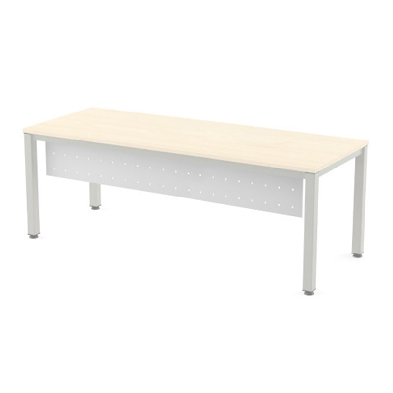 FALDÓN METÁLICO BLANCO PARA MESA DE OFICINA SERIE EXECUTIVE, BLANCA Y TOTAL 200CM. ROCADA 2942W