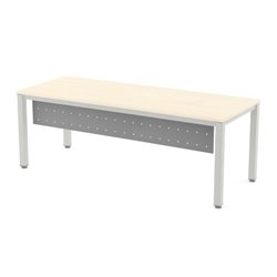 FALDÓN METÁLICO GRIS PARA MESA DE OFICINA SERIE EXECUTIVE, BLANCA Y TOTAL 200CM. ROCADA 2942