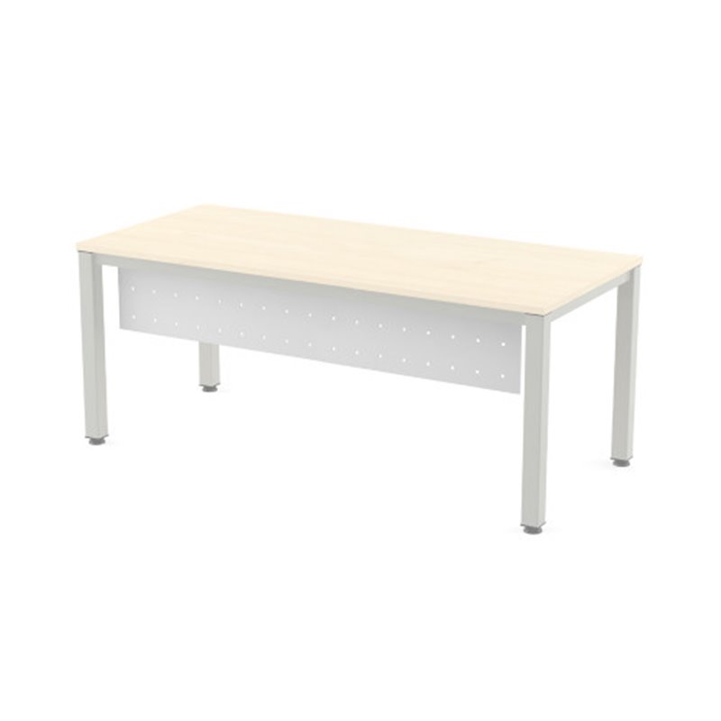 FALDÓN METÁLICO BLANCO PARA MESA DE OFICINA SERIE EXECUTIVE, BLANCA Y TOTAL 180CM. ROCADA 2941W