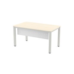 FALDÓN METÁLICO BLANCO PARA MESA DE OFICINA SERIE EXECUTIVE, BLANCA Y TOTAL 140CM. ROCADA 2939W