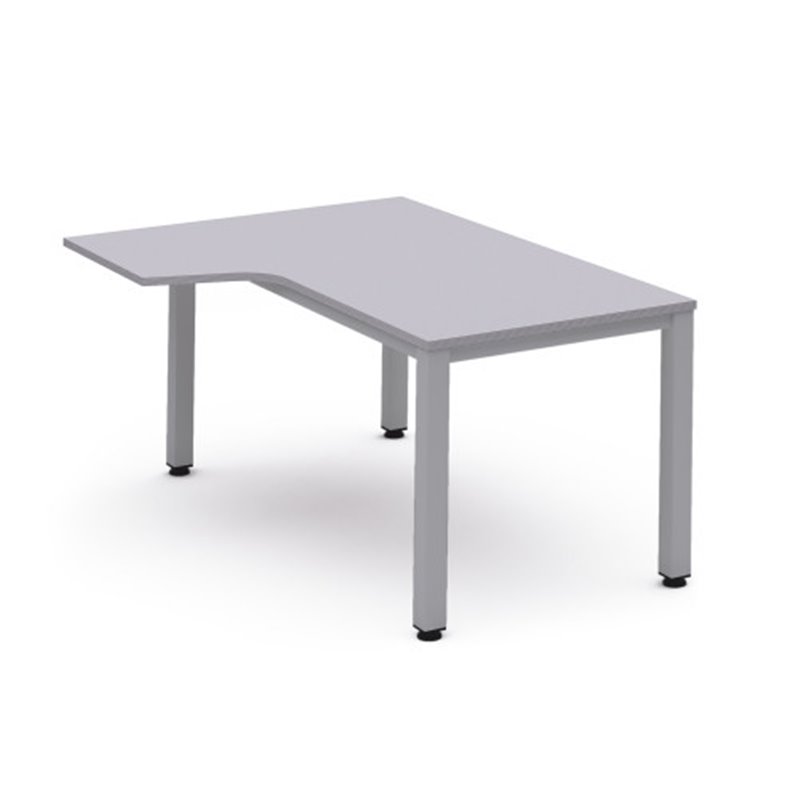 MESA DE OFICINA SERIE EXECUTIVE FORMA L IZQUIERDA 160X120 GRIS / GRIS ROCADA 2053AD02