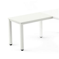 ALA PARA MESA SERIE EXECUTIVE 100X60 BLANCO / BLANCO ROCADA 2107AM04