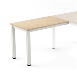 ALA PARA MESA SERIE EXECUTIVE100X60 BLANCO/ HAYA ROCADA 2107AM01