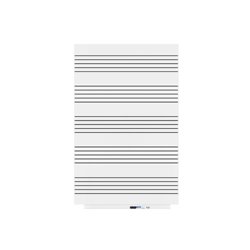 PIZARRA SKINMUSIC 75X115CM LACADA BLANCO CON PENTAGRAMA ROCADA 6420RM