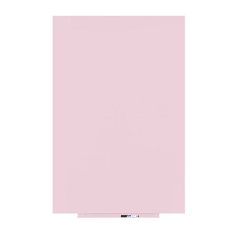 PIZARRA SIN MARCO SKINWHITEBOARD COLOR ROSA. MEDIDA 100X150CM MAGNÉTICA MODULAR ROCADA 6421R-490