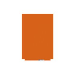 PIZARRA SIN MARCO SKINWHITEBOARD COLOR ROJO CLARO ANARANJADO ESCALA DE NARANJAS. MEDIDA 100X150CM MAGNÉTICA MODULAR ROCADA 6421R