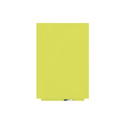 PIZARRA SIN MARCO SKINWHITEBOARD COLOR AMARILLO AZUFRE ESCALA DE AMARILLOS. MEDIDA 100X150CM MAGNÉTICA MODULAR ROCADA 6421R-1016