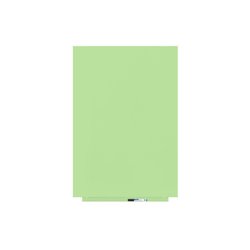 PIZARRA SIN MARCO SKINWHITEBOARD COLOR VERDE PÁLIDO ESCALA DE VERDES. MEDIDA 75X115CM MAGNÉTICA MODULAR ROCADA 6420R-230