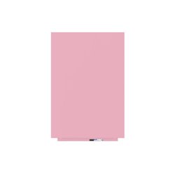 PIZARRA SIN MARCO SKINWHITEBOARD COLOR ROSA CLARO ESCALA DE ROJOS. MEDIDA 75X115CM MAGNÉTICA MODULAR ROCADA 6420R-3015