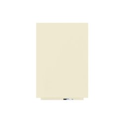 PIZARRA SIN MARCO SKINWHITEBOARD COLOR BLANCO PERLA ESCALA DE AMARILLOS. MEDIDA 75X115CM MAGNÉTICA MODULAR ROCADA 6420R-1013