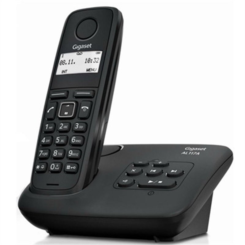 Gigaset AL117A Teléfono DECT Negro