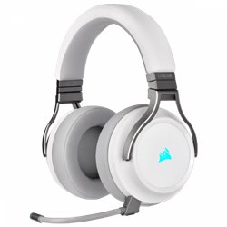 Corsair Virtuoso RGB Auriculares Diadema Conector de 3,5 mm USB tipo A Blanco