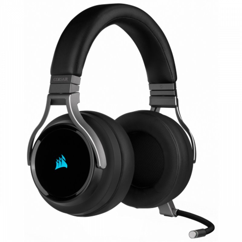 Corsair Virtuoso RGB Auriculares Diadema Conector de 3,5 mm USB tipo A Carbono