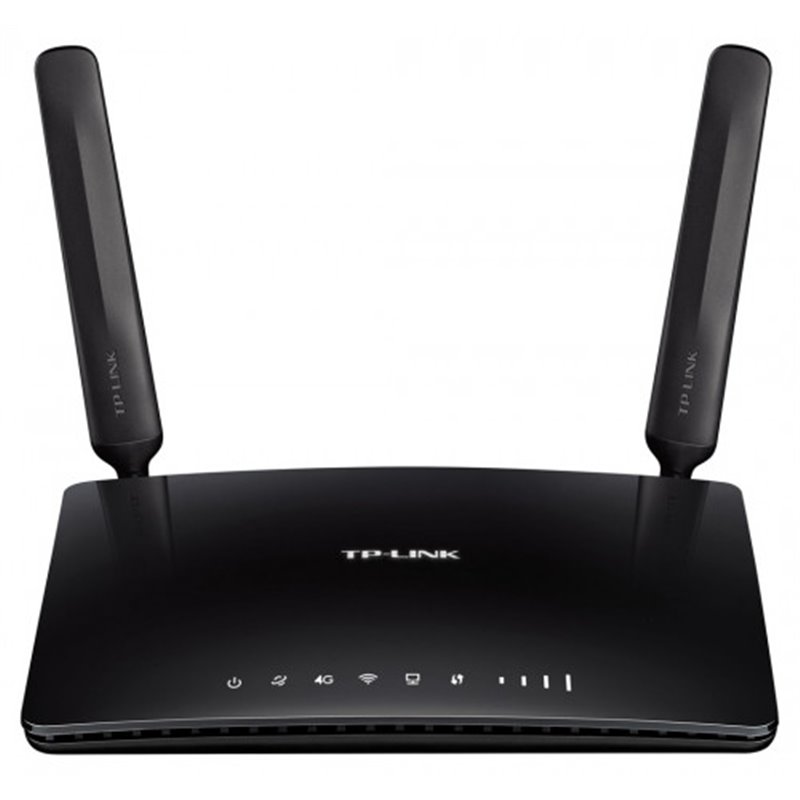 TP-LINK TL-MR6400 router inalámbrico Banda única (2,4 GHz) Ethernet rápido 3G 4G Negro