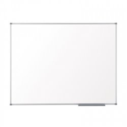 Nobo Pizarra blanca Basic magnética de acero 1200x900 mm con marco básico