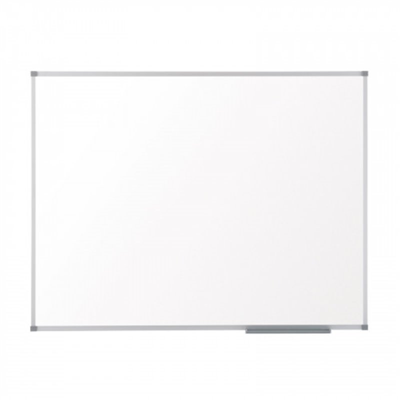 Nobo Pizarra blanca Basic magnética de acero 1200x900 mm con marco básico