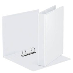 CARPETA PERSONALIZABLE PVC 2 BOLSILLOS ANILLAS 2-16 MM. FORMATO A4 COLOR BLANCO ESSELTE 49720