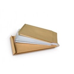 CAJA 250 BOLSAS DIN B4 FOLIO (250X353) BOLSA FUELLE 250X353X30  KRAFT ARMADO 155 GRS.FUELLE 3 LADOS-ENVIO SEGURURIDAD AUTOSAM TI