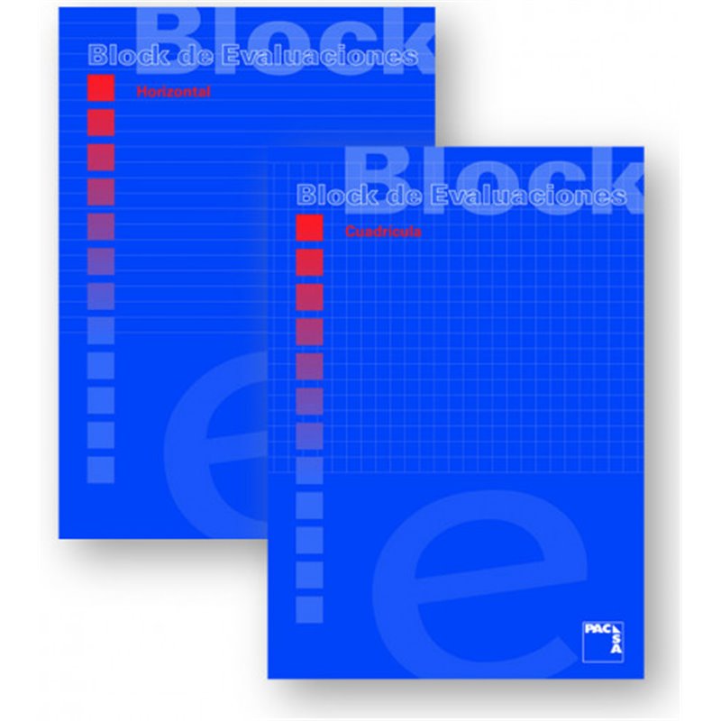 BLOC DE EXAMEN 60 GRS. A-4 (210X297MM.) 50 HOJAS CUADRÍCULA 4X4 CON MARGEN PACSA 18705