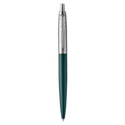 BOLÍGRAFO JOTTER XL GREENWICH VERDE MATE RIBETE DE COLOR CROMADO PLUMÍN MEDIO TINTA AZUL PARKER 2068511