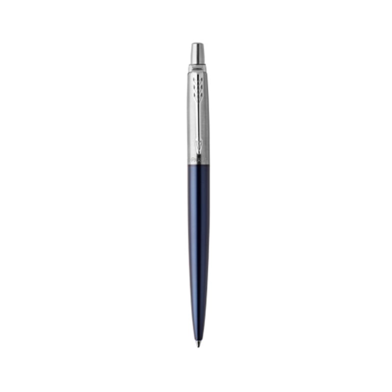 BOLÍGRAFO RETRÁCTIL JOTTER ROYAL AZUL CON BORDE CROMADO PUNTO MEDIO TINTA AZUL PARKER 1953186