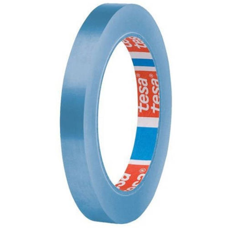 CINTA DE EMBALAJE EN PVC DE COLORES 12MM.X66M. AZUL TESA 62204-00008-00