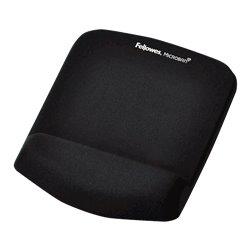 REPOSAMUÑECAS RATON PLUSHTOUCH NEGRO FELLOWES 9252003