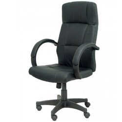 SILLÓN MODELO MUNERA SIMIL PIEL NEGRO PIQUERAS Y CRESPO 97DBNE