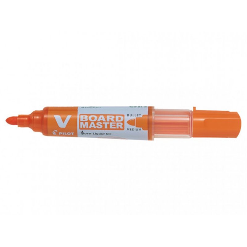 ROTULADOR PIZARRA VBOARD 1.8 PUNTA FIBRA NARANJA PILOT WBMA-VBM-M-O-BG