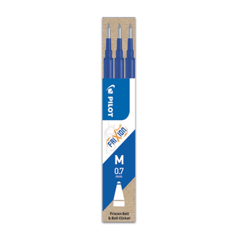 PACK 3 RECAMBIOS FRIXION AZUL PILOT BLS-FR7-L-S3