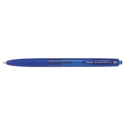 Pilot Super Grip G Azul Bolígrafo de punta retráctil con pulsador Medio