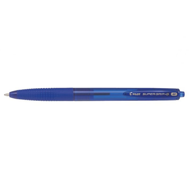 Pilot Super Grip G Azul Bolígrafo de punta retráctil con pulsador Medio