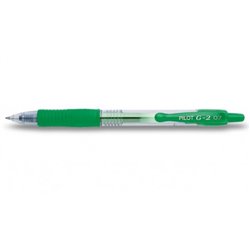 BOLIGRAFO ROLLER GEL RETRAC.G-2 VERDE PILOT BL-G2-7-G