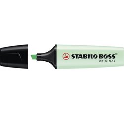 MARCADOR.FLUORESCENTE BOSS TRAZO 2/5MM. VERDE PASTEL STABILO 70/116