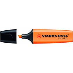 MARCADOR FLUORESCENTE BOSS ORIGINAL TRAZO 2/5MM. NARANJA STABILO 70/54