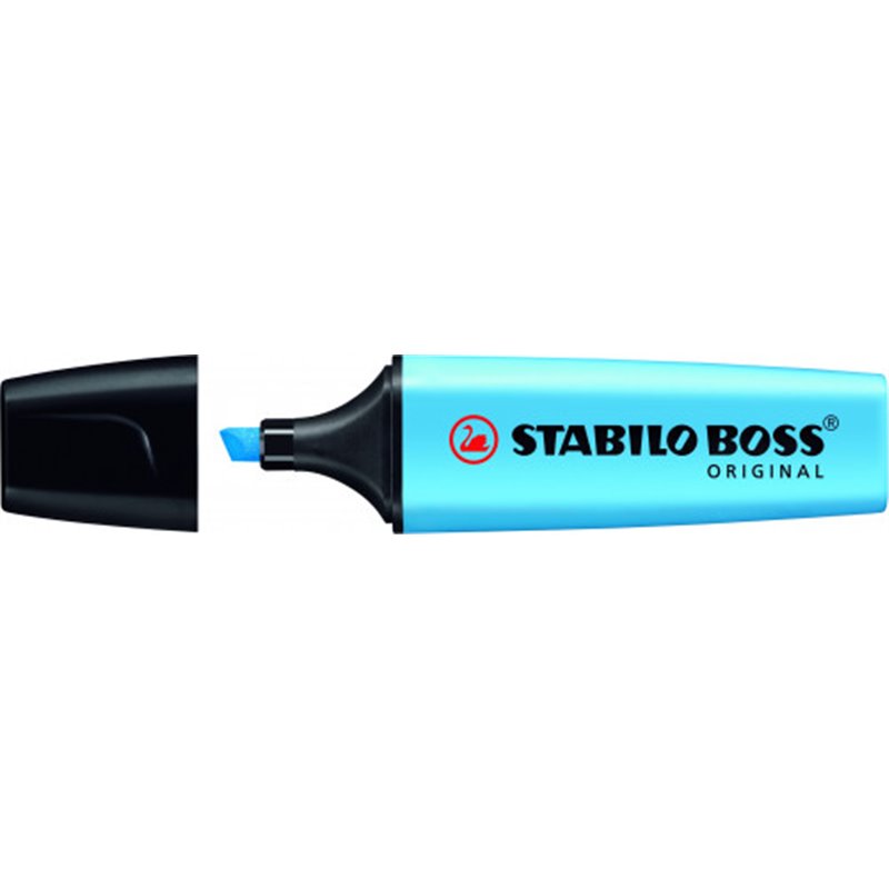 MARCADOR FLUORESCENTE BOSS ORIGINAL TRAZO 2/5MM. AZUL STABILO 70/31