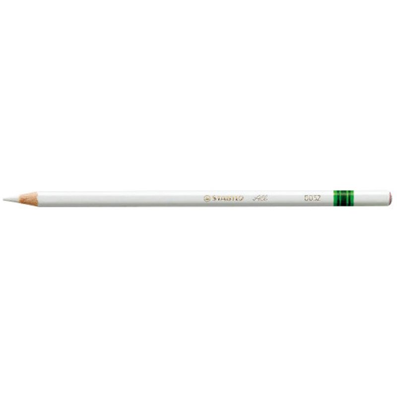 LAPIZ MODELO ALL ACUARELABLE PUNTA 3,3MM. COLOR BLANCO STABILO 8052