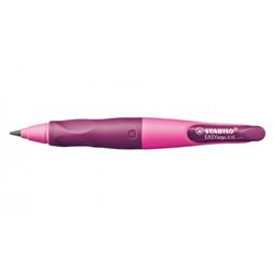 PORTAMINAS EASYERGO MINAS EXTRA GRUESAS 3,15MM. PARA DIESTROS ROSA STABILO B-46870-5