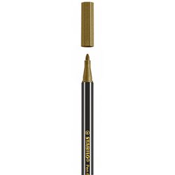 ROTULADOR ACUARELABLE METAL PUNTA MEDIA 1,4MM. PEN 68 ORO STABILO 68/810